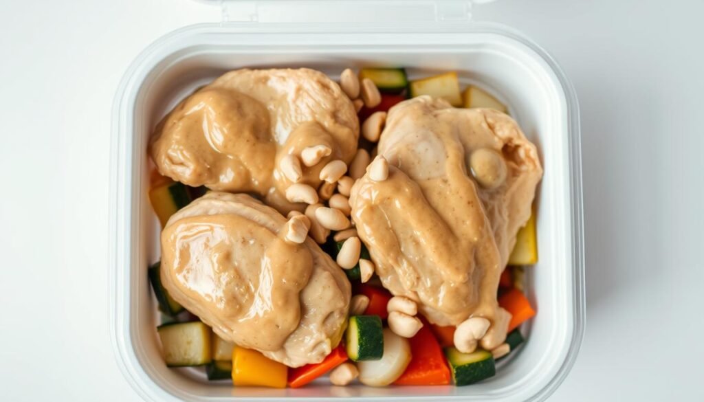Chicken with Peanut Butter Meal Prep chicken with peanut butter recipe
