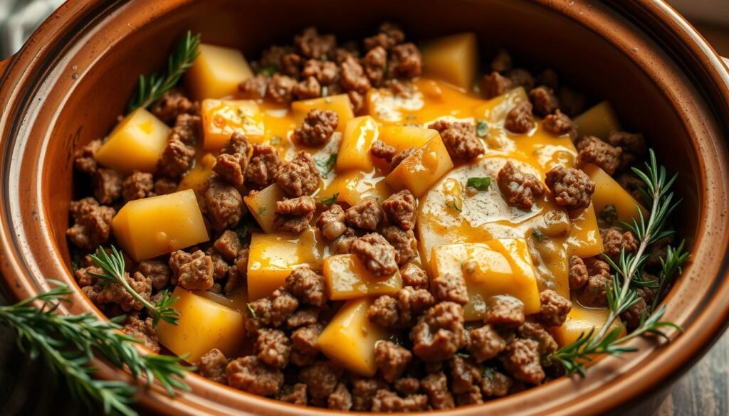 Crockpot Cowboy Casserole Crockpot Cowboy Casserole
