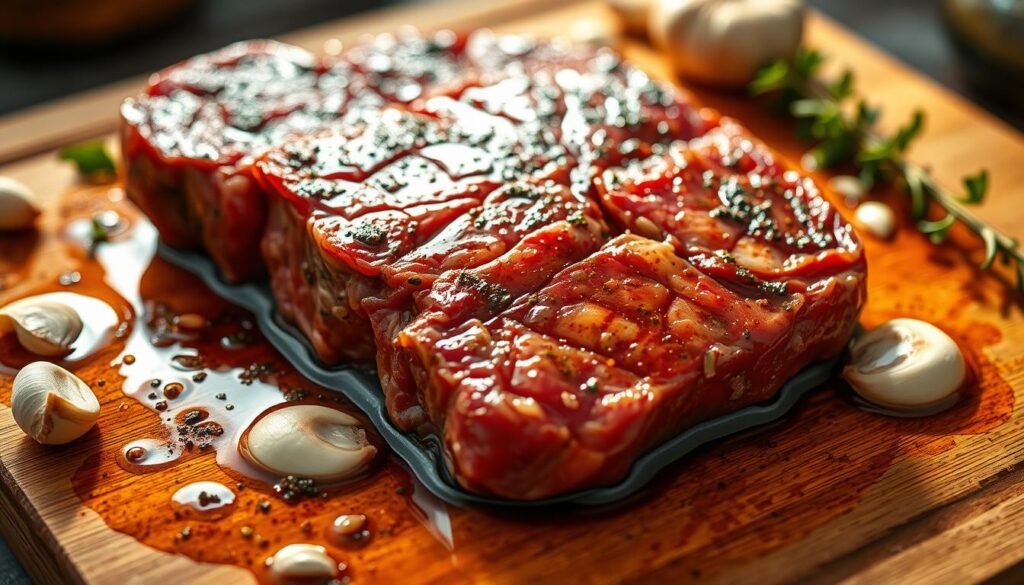 Marinated Steak Preparation Marinated Steak Preparation